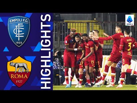 Empoli 2-4 Roma | Abraham strikes twice in Roma away win | Serie A 2021/22