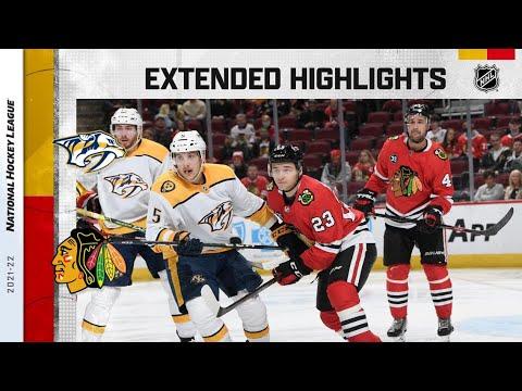 Nashville Predators vs Chicago Blackhawks | Nov.7, 2021 | Game Highlights | NHL 2022 | Обзор матча