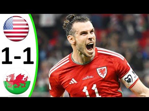 США и Уэльс сыграли вничью! Бейл спас команду! Обзор матча USA Wales All Gоals  Extеndеd Hіghlіghts