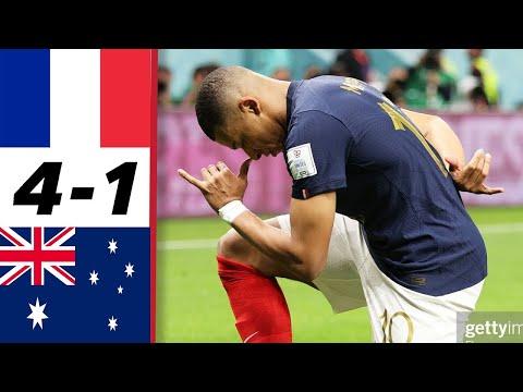 ФРАНЦИЯ 4-1 АВСТРАЛИЯ ОБЗОР МАТЧА И ВСЕ ГОЛЫ! ОБЗОР ЧЕМПИОНАТА МИРА 2022.